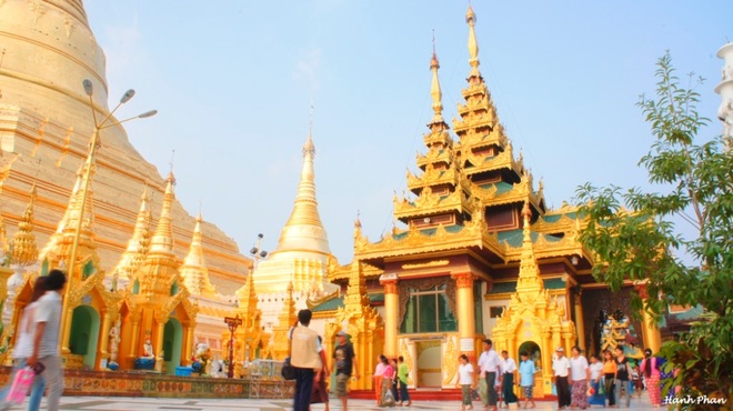 Ghé thăm ngôi chùa bề thế bậc nhất thế giới ở myanmar