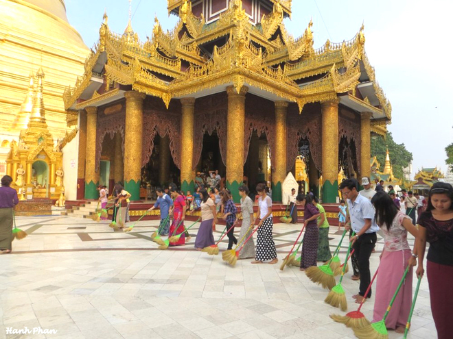 Ghé thăm ngôi chùa bề thế bậc nhất thế giới ở myanmar