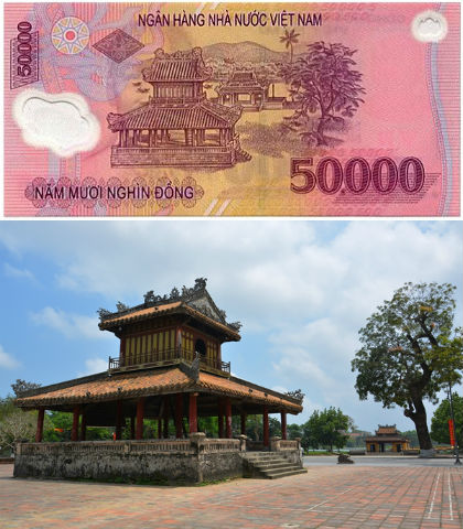 Các điểm du lịch nổi tiếng trên đồng tiền việt nam