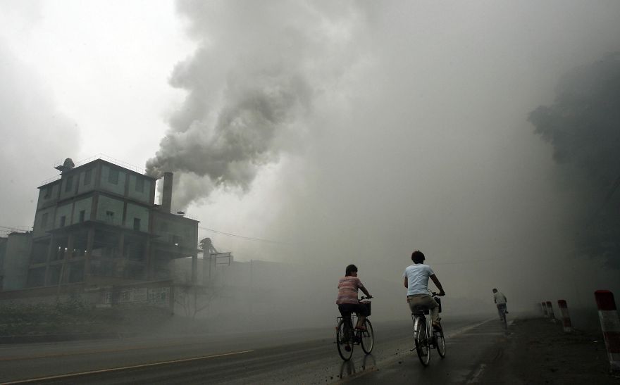 20 bức ảnh gây sốc về nạn ô nhiễm ở trung quốc