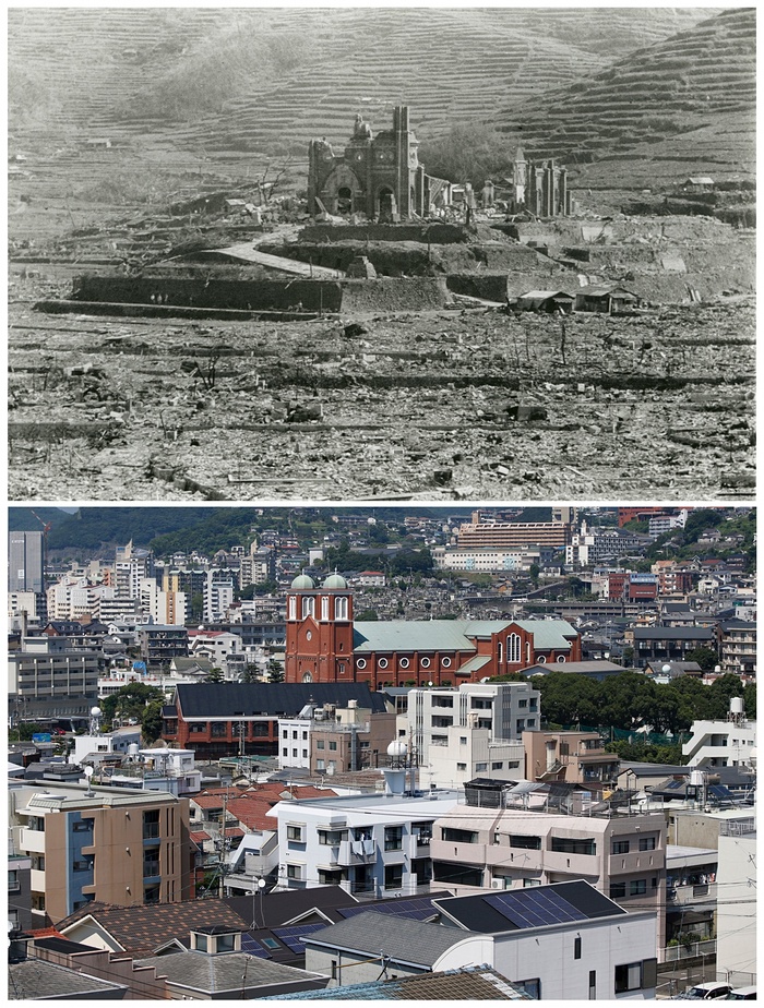 Loạt ảnh hiroshima nagashaki sau 70 năm thảm họa bom nguyên tử