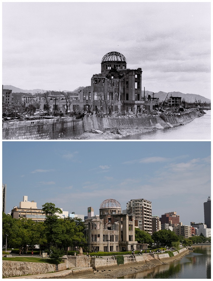 Loạt ảnh hiroshima nagashaki sau 70 năm thảm họa bom nguyên tử