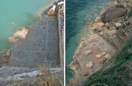 Thổ nhĩ kỳ khai quật bức tranh ghép 2000 tuổi dưới lòng đất