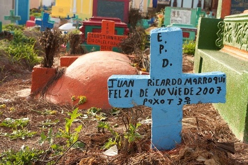 Thế giới màu sắc của người chết ở guatemala