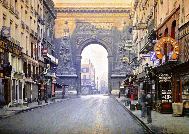 Paris đẹp mộc mạc trong bộ ảnh màu 100 năm trước