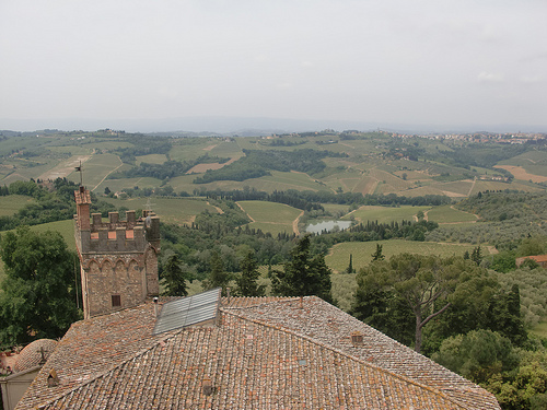 Lâu đài của dòng họ guicciardini ở tuscany