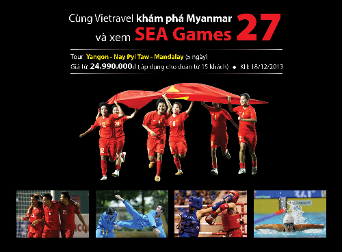 Tour khám phá myanmar kết hợp xem sea games 27