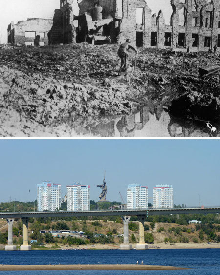 Những thành phố bị hủy hoại bởi chiến tranh ngày ấy - bây giờ