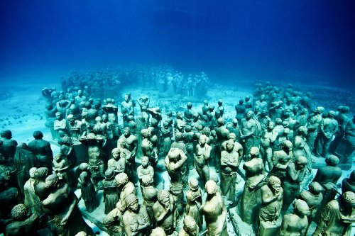 Hình ảnh ấn tượng tại bảo tàng dưới nước cancun