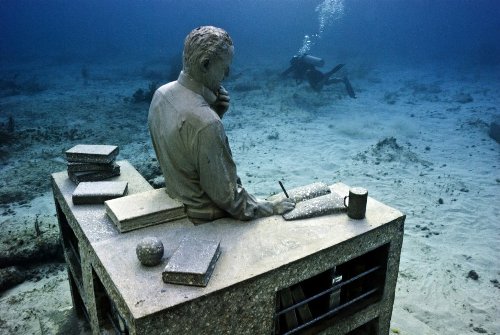 Hình ảnh ấn tượng tại bảo tàng dưới nước cancun