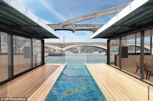 Paris xây khách sạn nổi đầu tiên trên sông seine